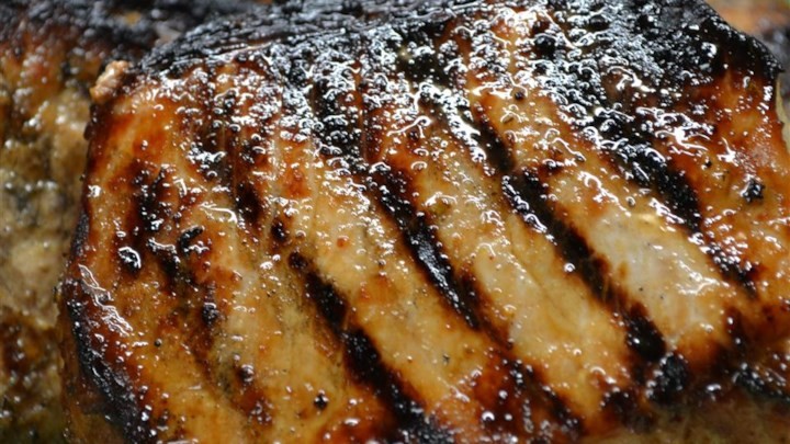 Grilled Jamaican Jerked Pork Loin Chops