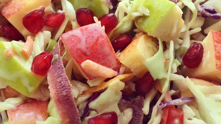 Easy Apple Coleslaw